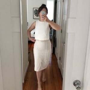 Joie pencil skirt and crop top